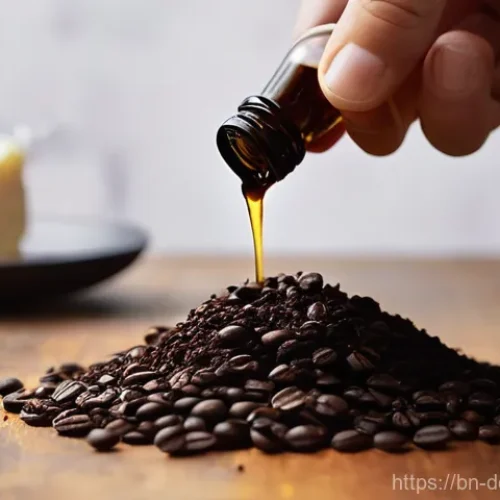 바닐라 추출물 가격 비교 - **Prompt:** A close-up shot of a hand gently holding a small, elegant bottle of "Pure Vanilla Extrac...