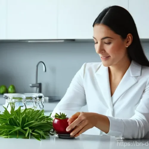 설탕 대체품 가격 비교 - **Prompt:** A well-lit, clean, and modern kitchen counter showcasing an array of diverse sugar subst...