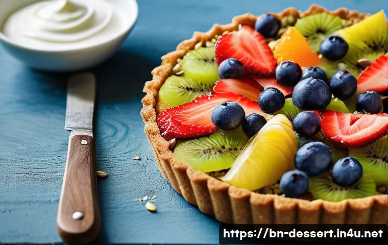 저당 디저트 제조법 - **Prompt 1: "Vibrant Fruit & Date Delight"**
    "A close-up shot of a beautifully crafted healthy d...