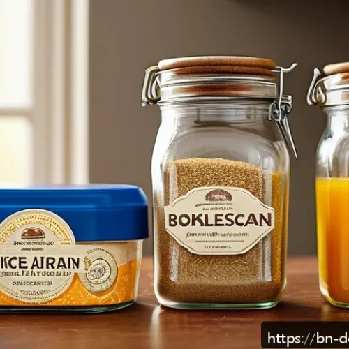 홈베이킹 재료 쇼핑 - A bright and cozy kitchen scene focused on baking essentials for Bengali home bakers: a variety of b...